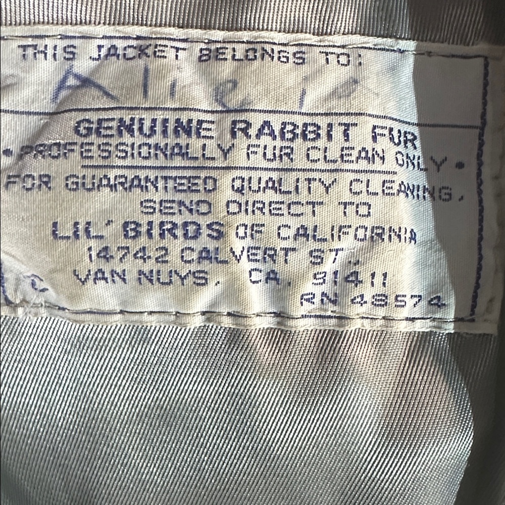 Multicolor Real Rabbit Fur Jacket. - Picture 6 of 10